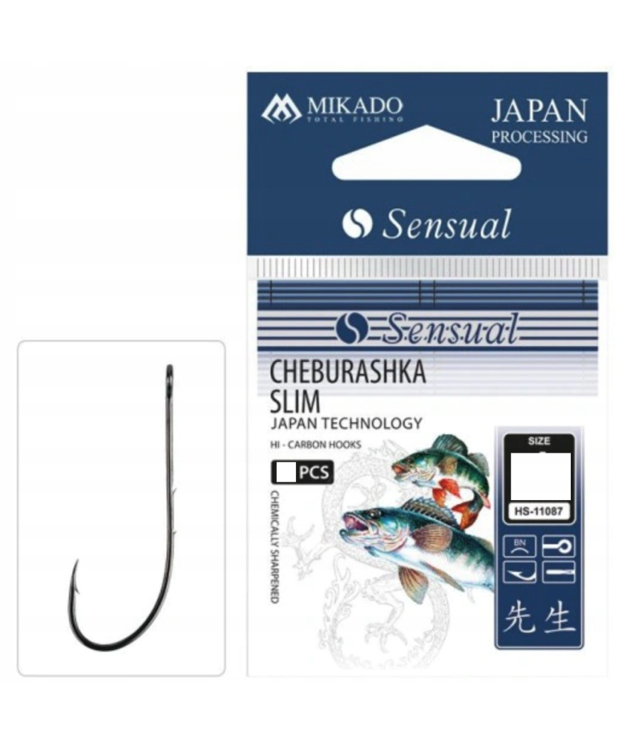 MIKADO HACZYKI SENSUAL CHEBURASHKA SLIM 3/0 / 8szt