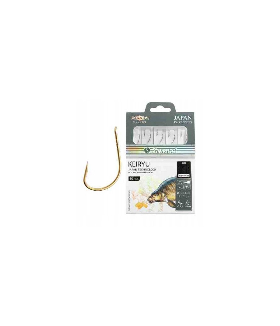 Przypon gotowy Mikado Keiyru Hak Nr 4 0.18mm / 10 szt