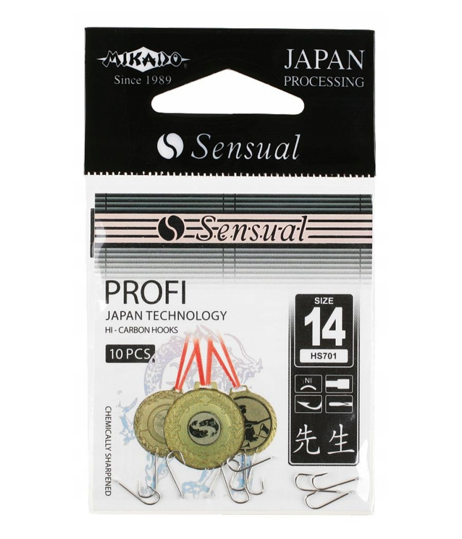 Haczyki MIKADO Sensual Profi HS701 20/10szt/R Haczyki MIKADO Sensual Profi HS701 20/10szt/R