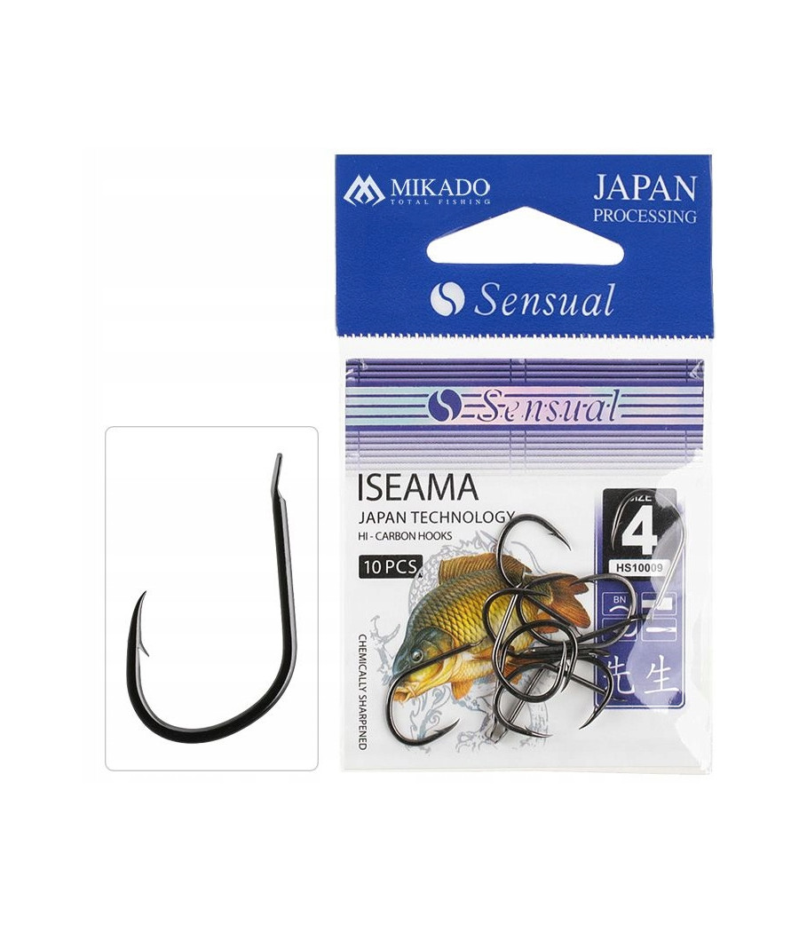Haczyki Mikado Iseama Hak Nr 1 - 10 szt Haczyki Mikado Iseama Hak Nr 1 - 10 szt