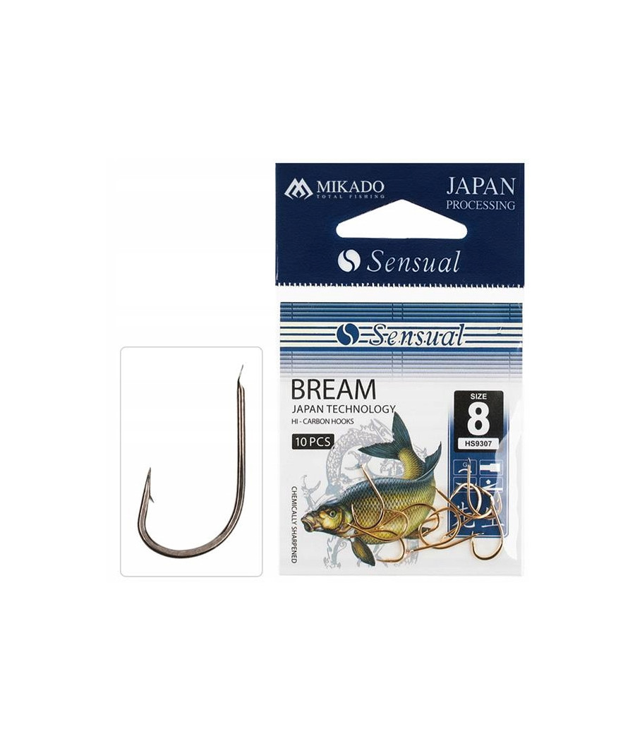 HACZYK NA LESZCZA SENSUAL - BREAM Nr 8 BN - torebka 10szt. MIKADO