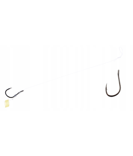 Haczyki z przyponem Mikado Method Feeder Rigs z gumką r. 6 8 szt.