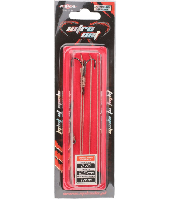 Przypon Mikado Intro Cat Pellet Rig/Eel 4/0 120cm