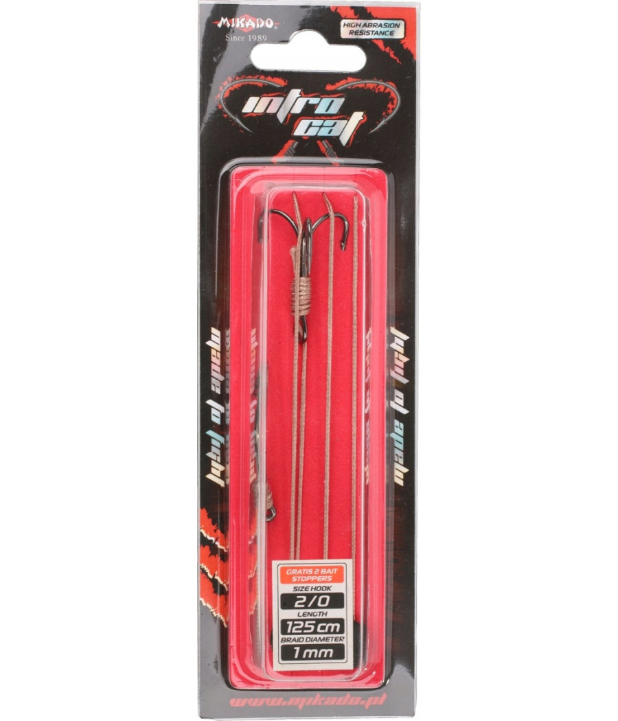 Przypon Mikado Intro Cat Pellet Rig/Eel 4/0 120cm