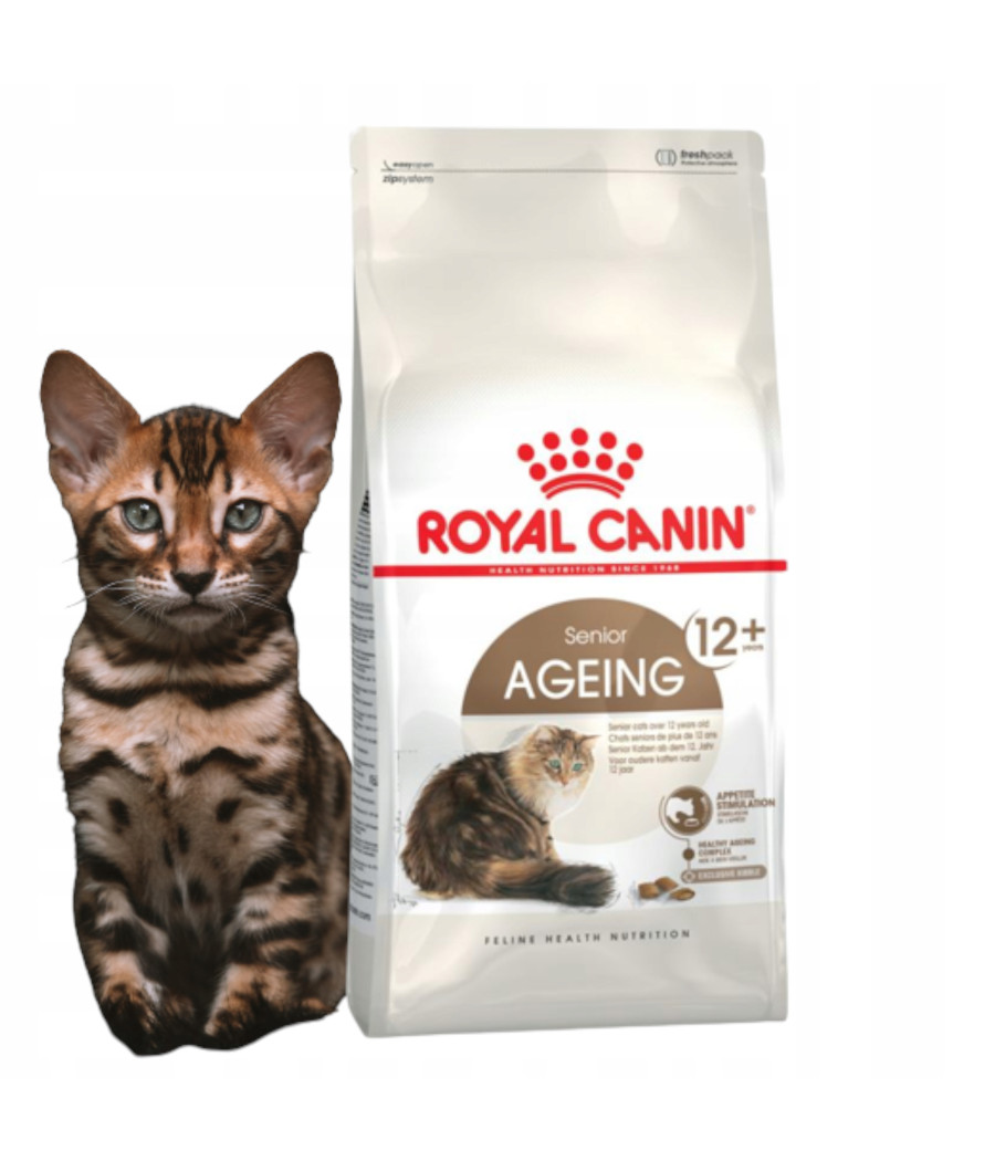 ROYAL CANIN Ageing +12 karma sucha dla kotów dojrzałych. 4 kg