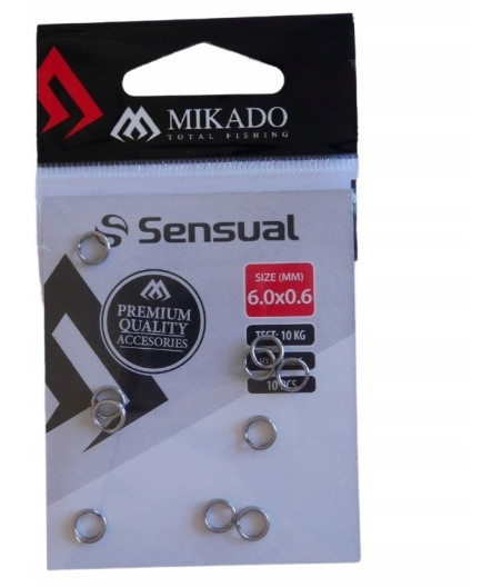 Kółko Łącznikowe Mikado 6,0x0,6mm 10szt