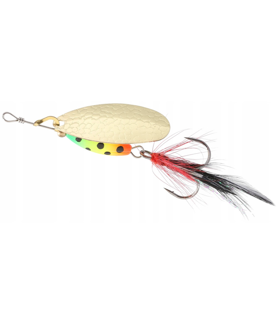 Błystka obrotowa MIKADO M-Grub PMB-GRU-2-FT-G Złoty Fire Tiger Błystka obrotowa MIKADO M-Grub PMB-GRU-2-FT-G Złoty Fire Tiger