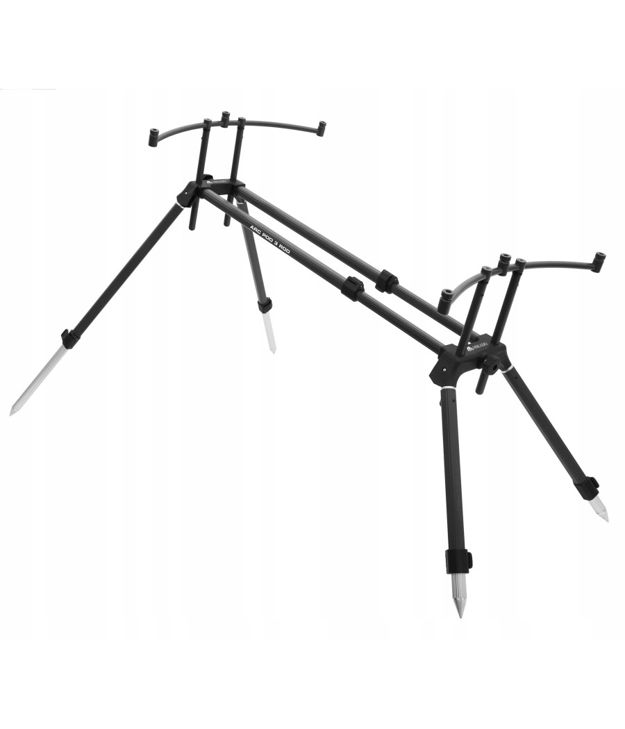 Rod Pod Mikado Bent Pod na 3 wędki podparty na 4 nogach