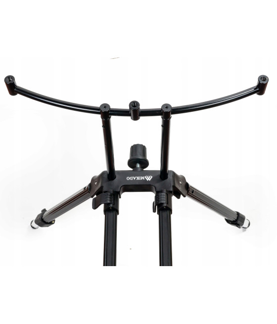 Rod Pod Mikado Bent Pod na 3 wędki podparty na 4 nogach