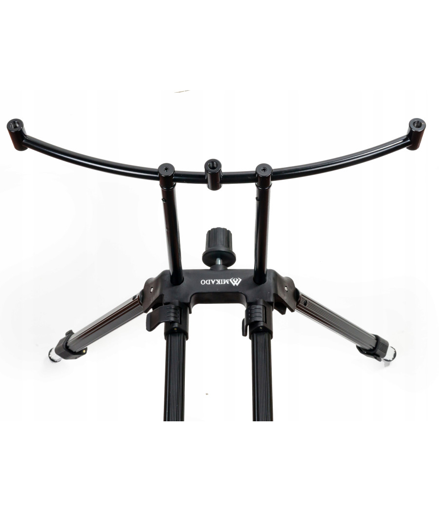 Rod Pod Mikado Bent Pod na 3 wędki podparty na 4 nogach