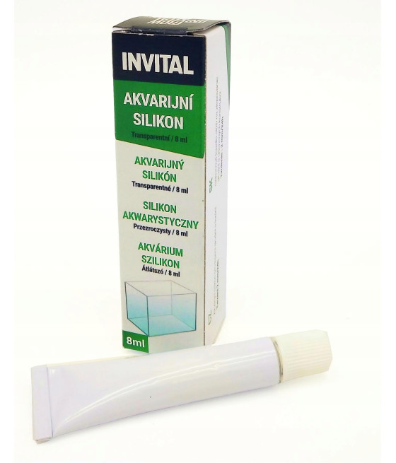 Bezbarwny silikon akwarystyczny 8 ml