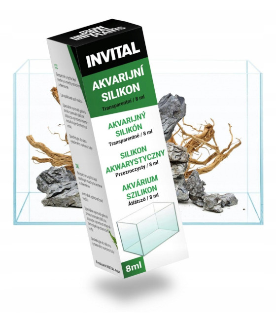 Bezbarwny silikon akwarystyczny 8 ml