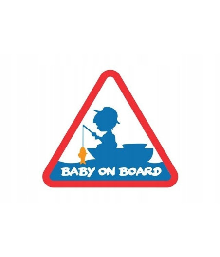 DELPHIN NAKLEJKA BABY ON BOARD