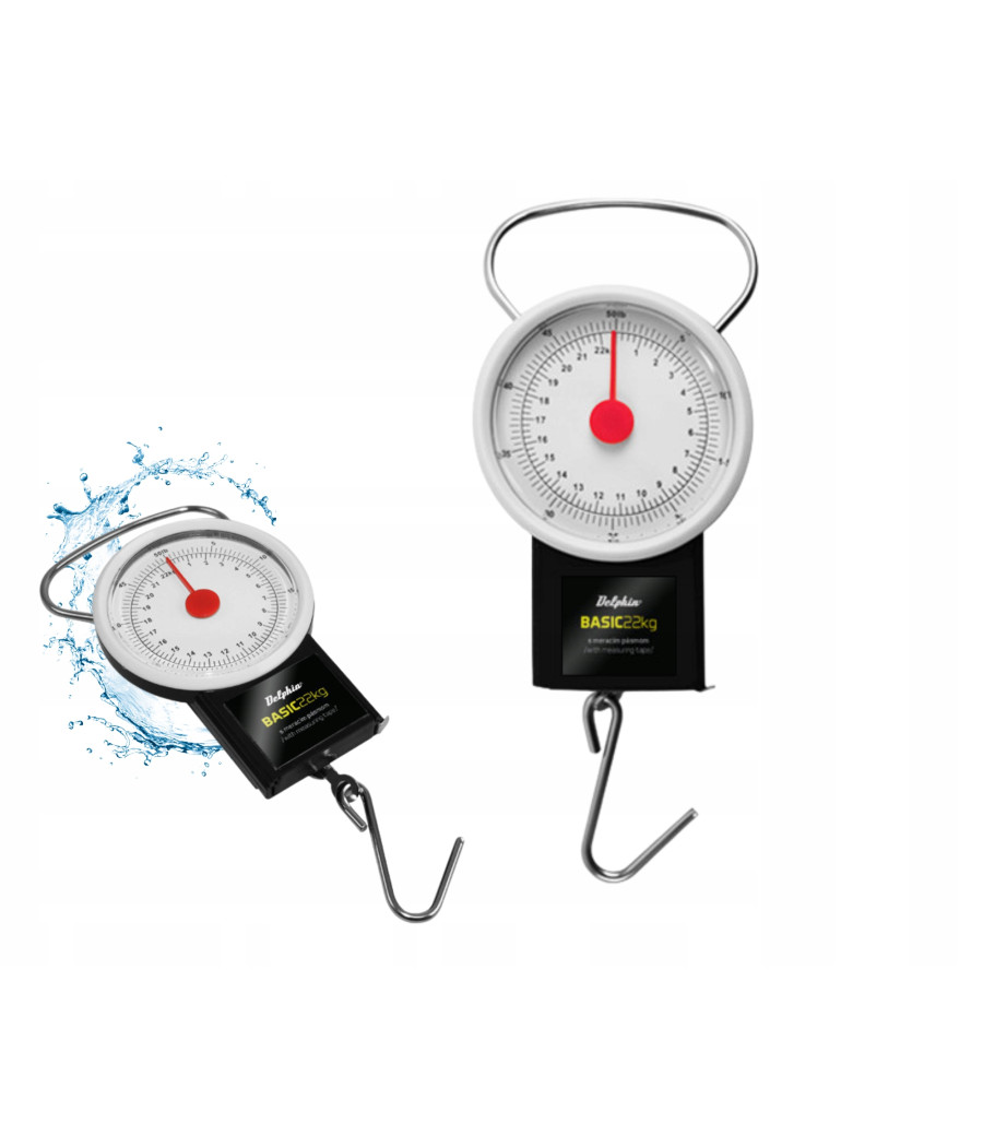 Solidna waga wędkarska mechaniczna Delphin BASIC do 22 kg