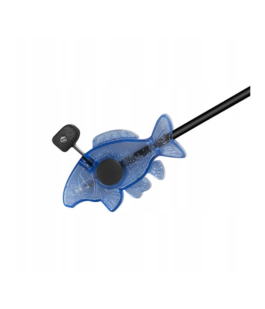 Mechaniczny sygnalizator brań Delphin Carpy niebieski
