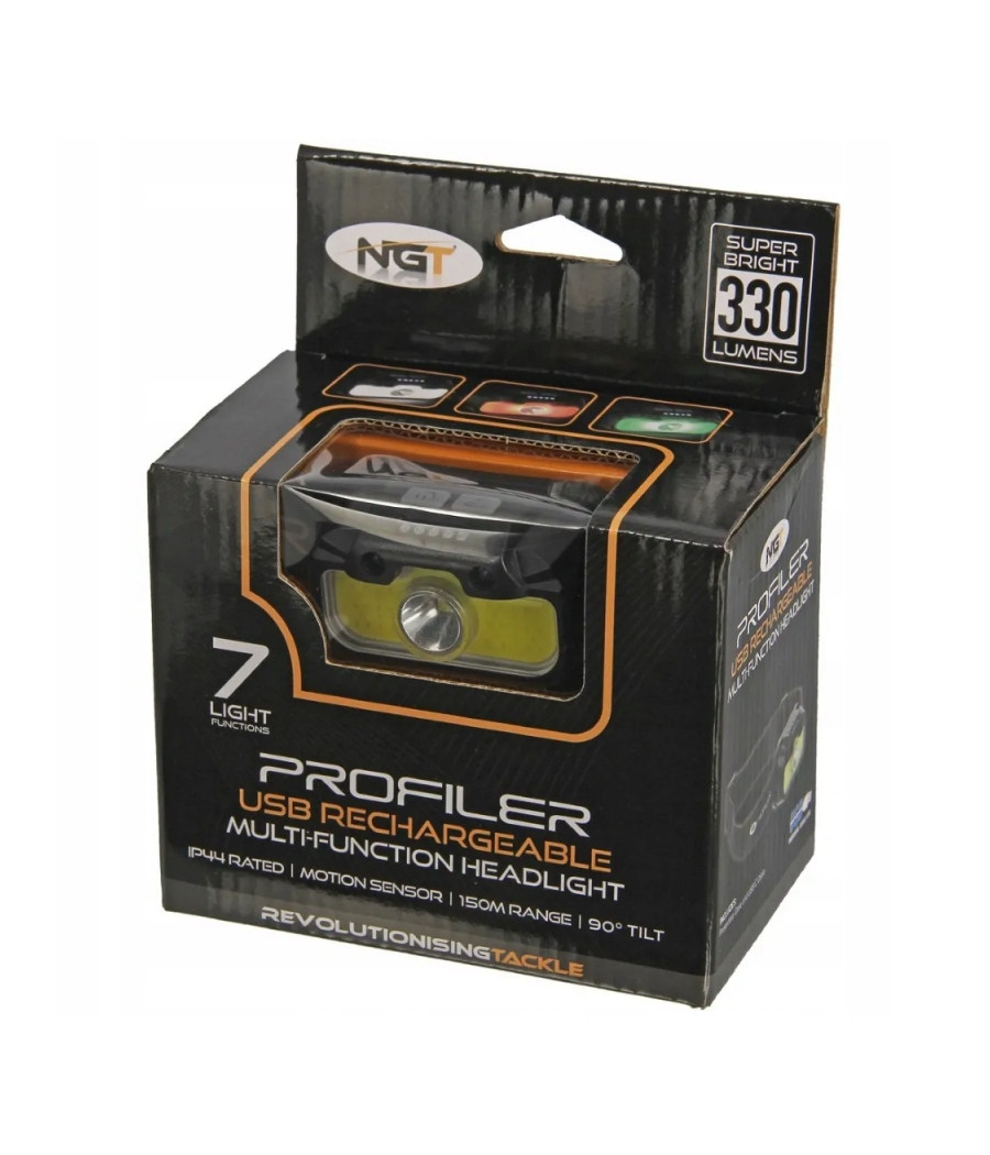 NGT Profiler Cree Head Lamp czołówka ładowana FTL-HEADLIGHT-PROFILER