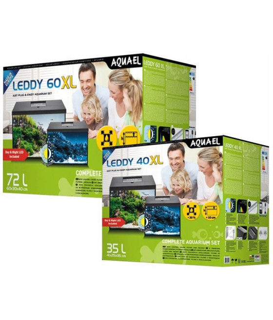 Aquael akwarium LEDDY XL Day&Night 60