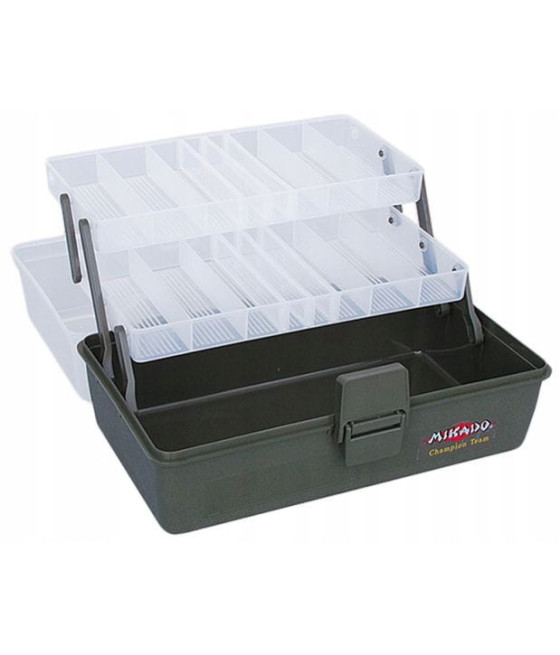 Skrzynka wędkarska Robinson 30x18x14.5cm odcienie niebieskiego