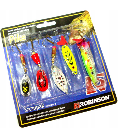 Zestaw błystek obrotowych Robinson Szczupak 2 r. 3 50 g