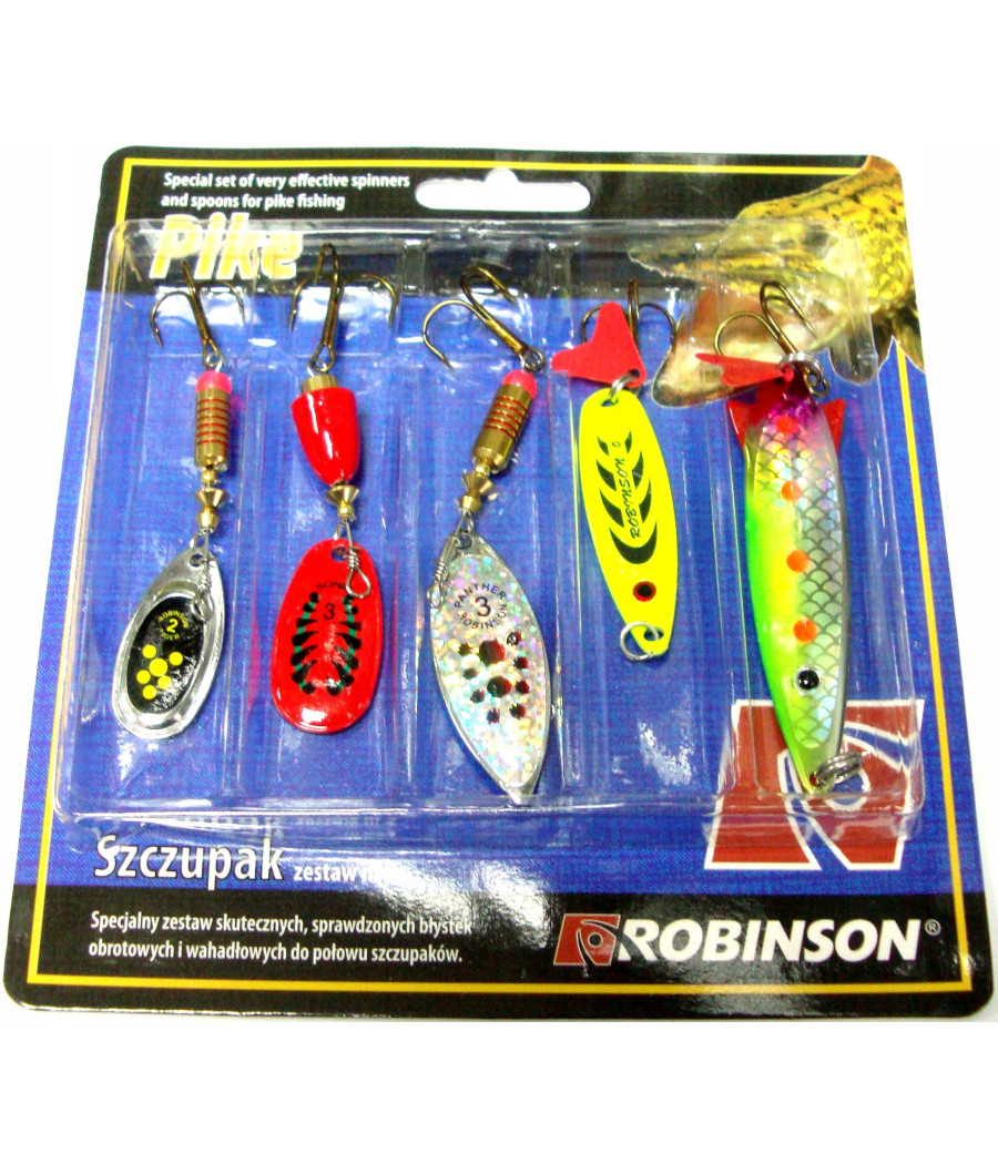 Zestaw błystek obrotowych Robinson Szczupak 2 r. 3 50 g