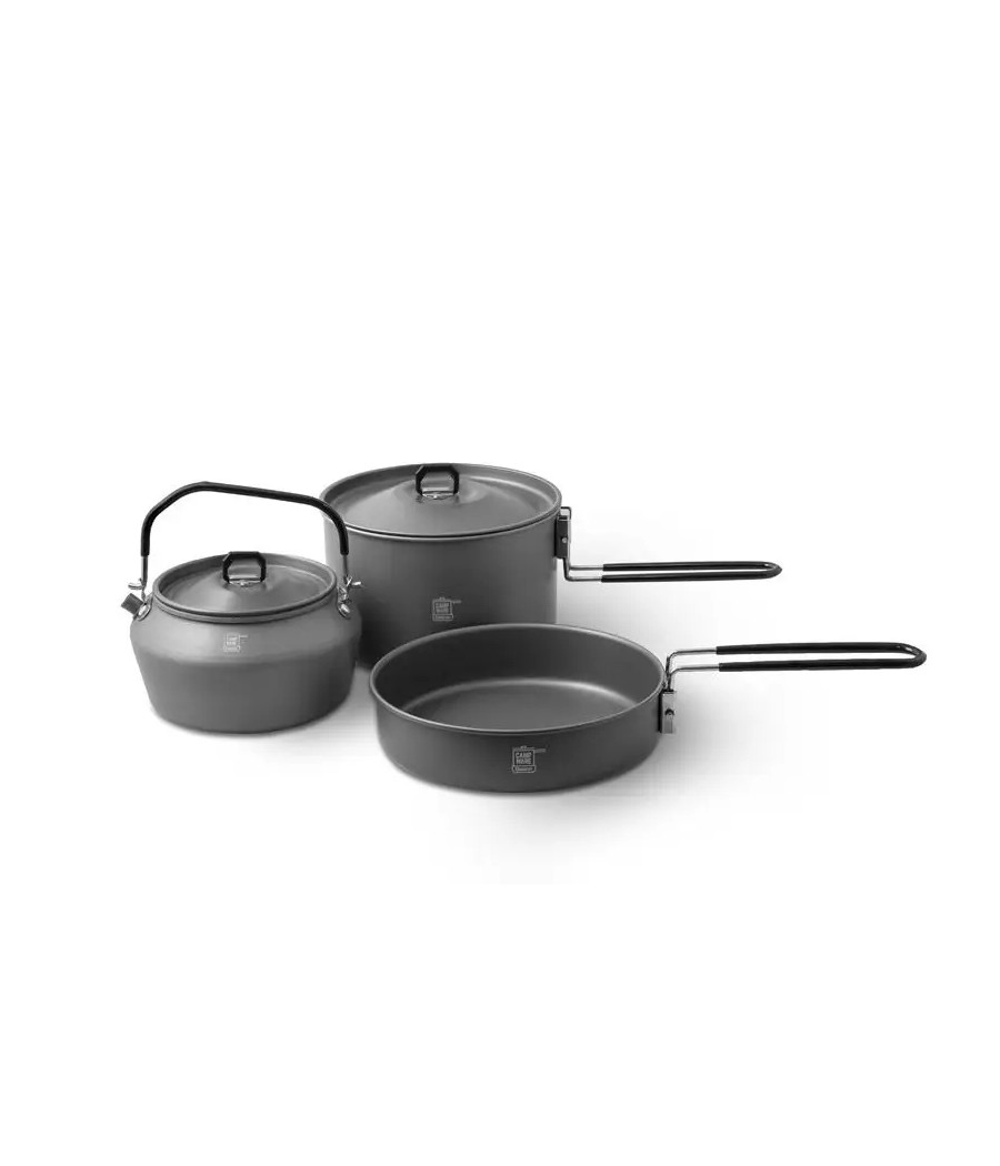 Zestaw naczyń Delphin CampWare 3in1 szary Zestaw naczyń Delphin CampWare 3in1 szary