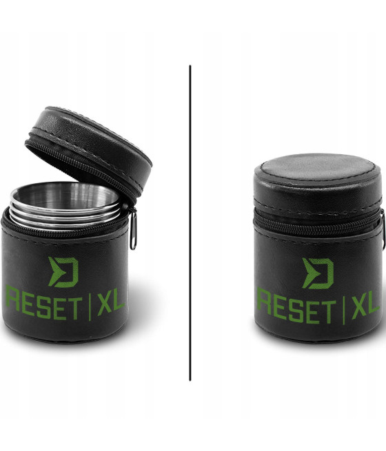 Zestaw kieliszków ze stali nierdzewnej Delphin RESET XL 4v1 70 ml
