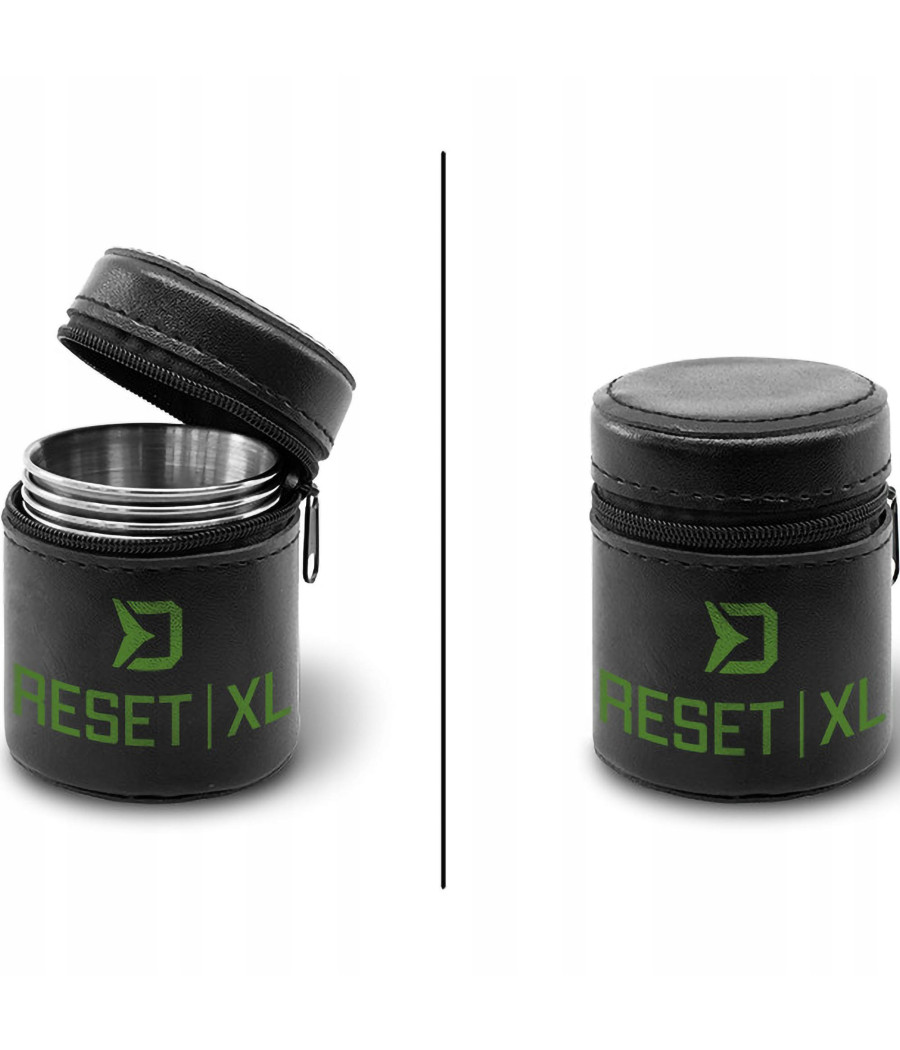 Zestaw kieliszków ze stali nierdzewnej Delphin RESET XL 4v1 70 ml