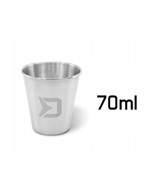 Zestaw kieliszków ze stali nierdzewnej Delphin RESET XL 4v1 70 ml