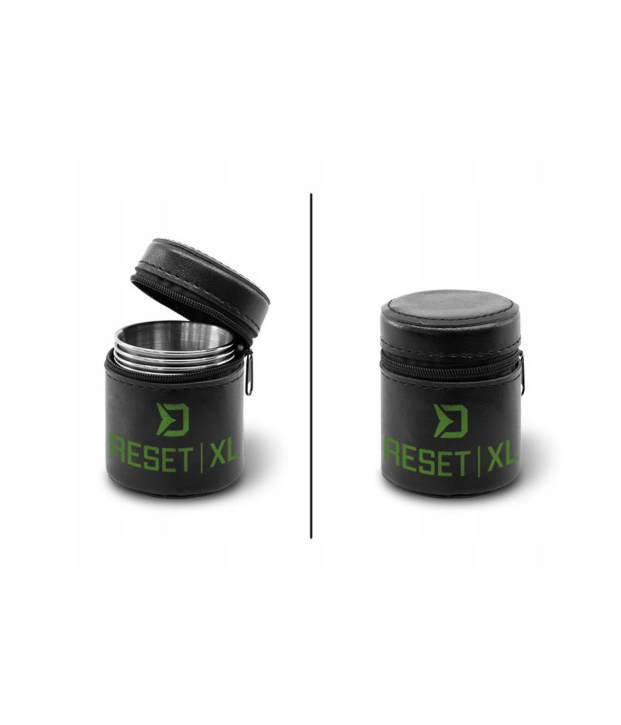 Zestaw kieliszków ze stali nierdzewnej Delphin RESET XL 4v1 70 ml