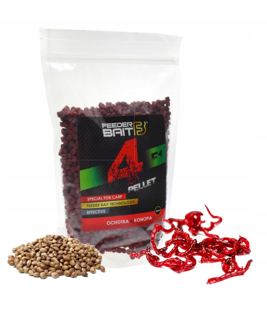 Feeder Bait Pellet F1 Ochotka Konopia 4mm 800g