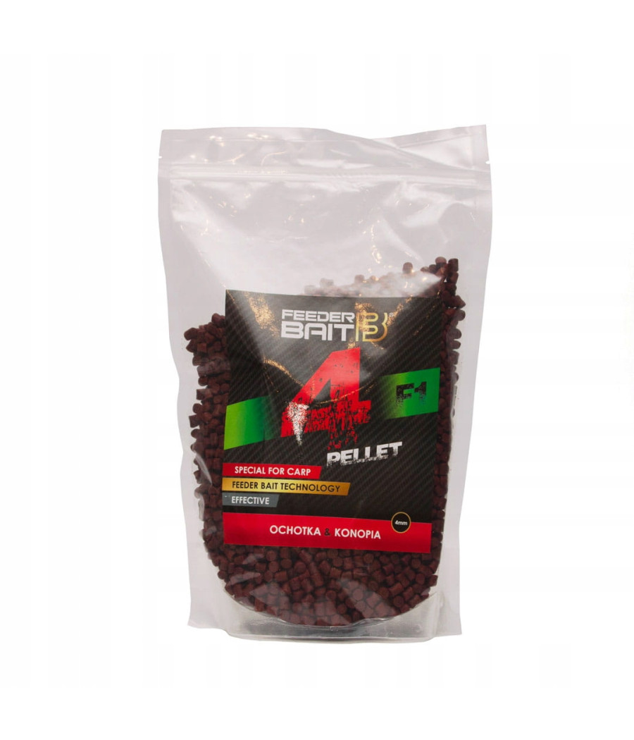 Feeder Bait Pellet F1 Ochotka Konopia 4mm 800g