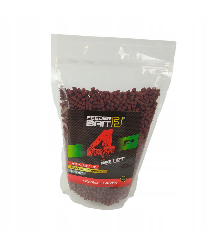 Feeder Bait Pellet F1 Ochotka Konopia 4mm 800g