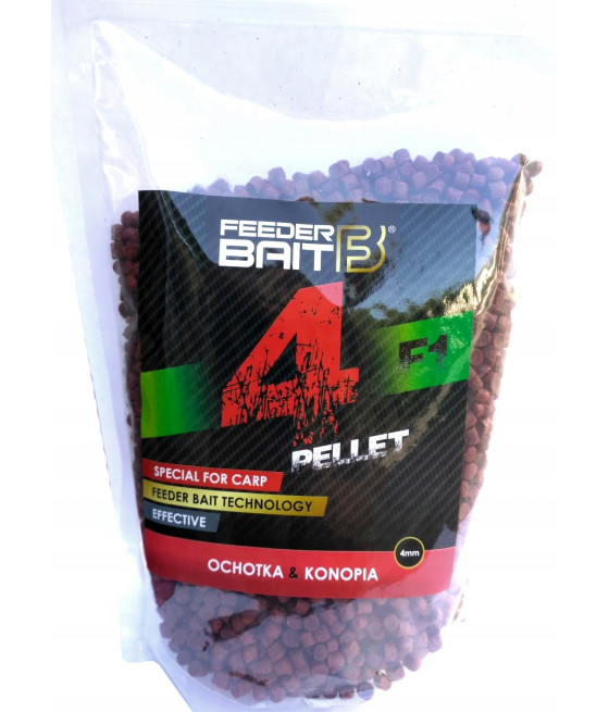 Feeder Bait Pellet F1 Ochotka Konopia 4mm 800g