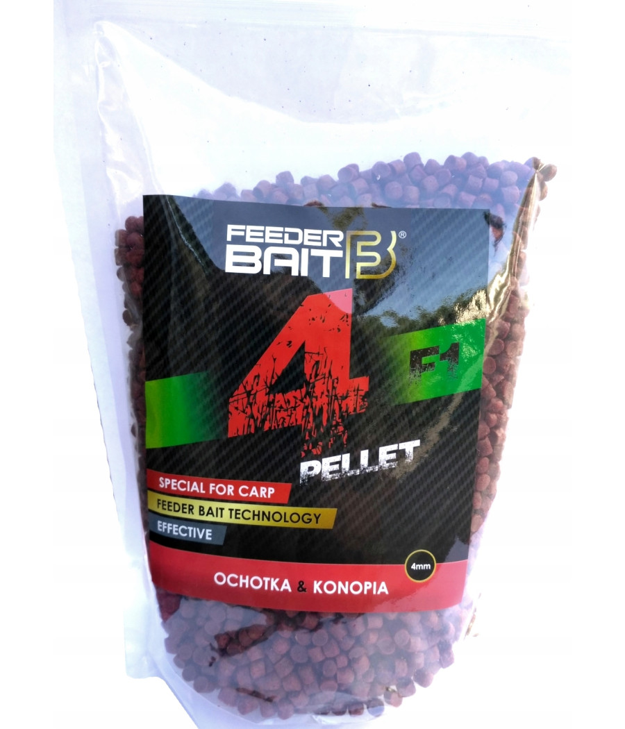 Feeder Bait Pellet F1 Ochotka Konopia 4mm 800g