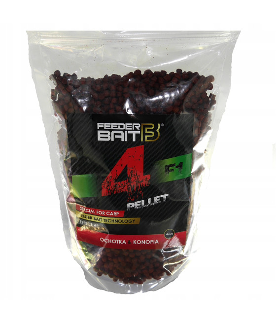 Feeder Bait Pellet F1 Ochotka Konopia 4mm 800g