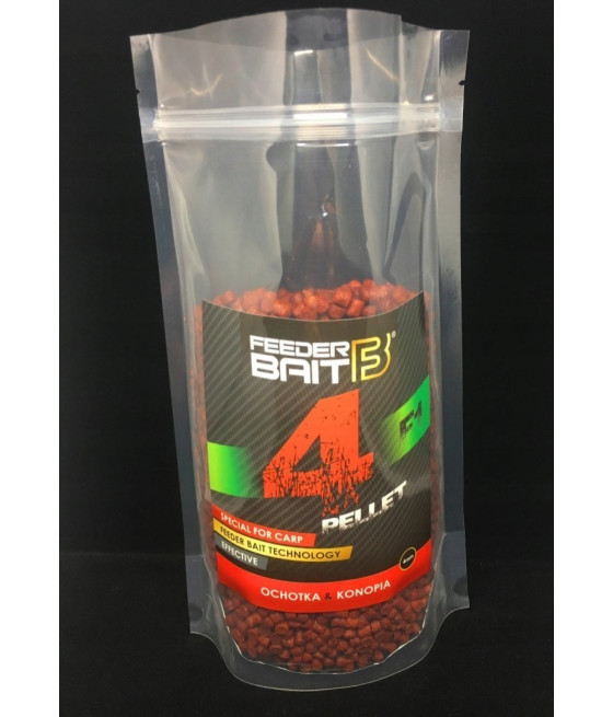 Feeder Bait Pellet F1 Ochotka Konopia 4mm 800g