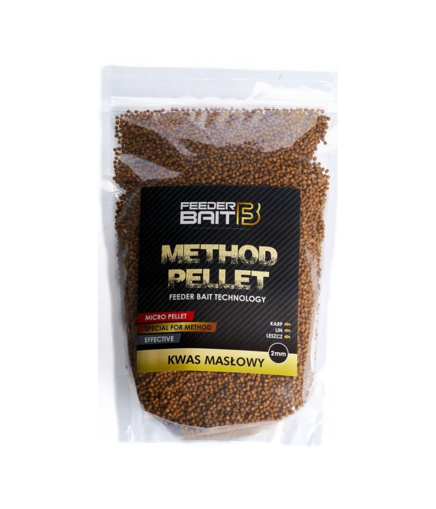 Micro Pellet Feeder Bait 2mm KWAS MASŁOWY Micro Pellet Feeder Bait 2mm KWAS MASŁOWY