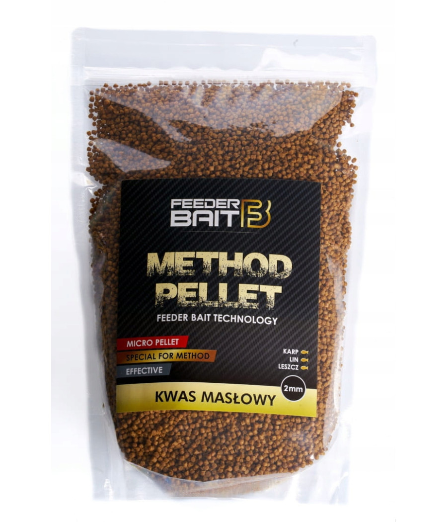 Micro Pellet Feeder Bait 2mm KWAS MASŁOWY