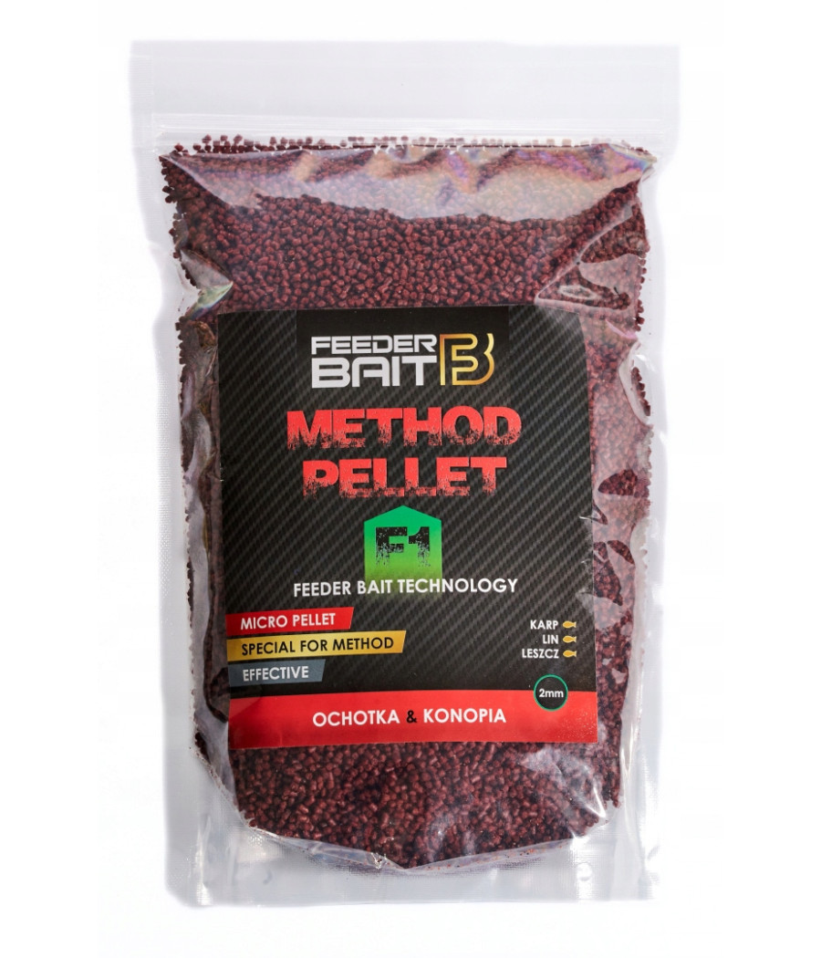Micro Pellet 2mm FEEDER BAIT F1 OCHOTKA I KONOPIA Micro Pellet 2mm FEEDER BAIT F1 OCHOTKA I KONOPIA