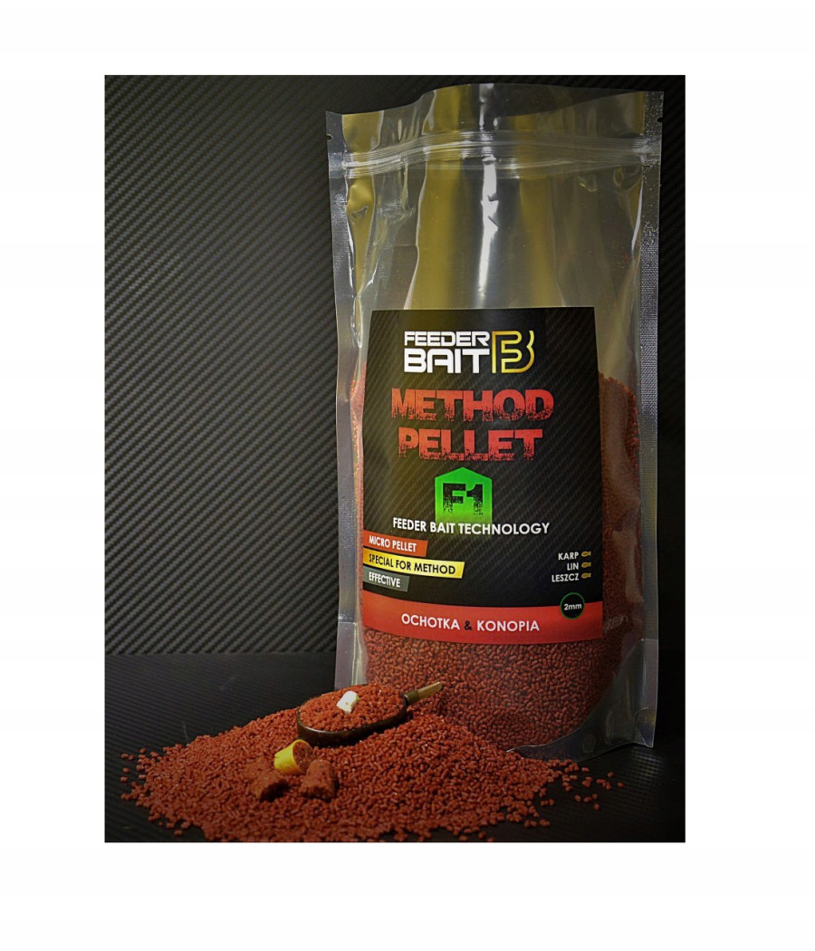 Micro Pellet 2mm FEEDER BAIT F1 OCHOTKA I KONOPIA