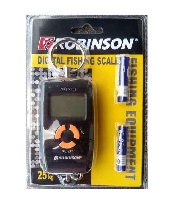Waga wędkarska elektroniczna Robinson do 25 kg