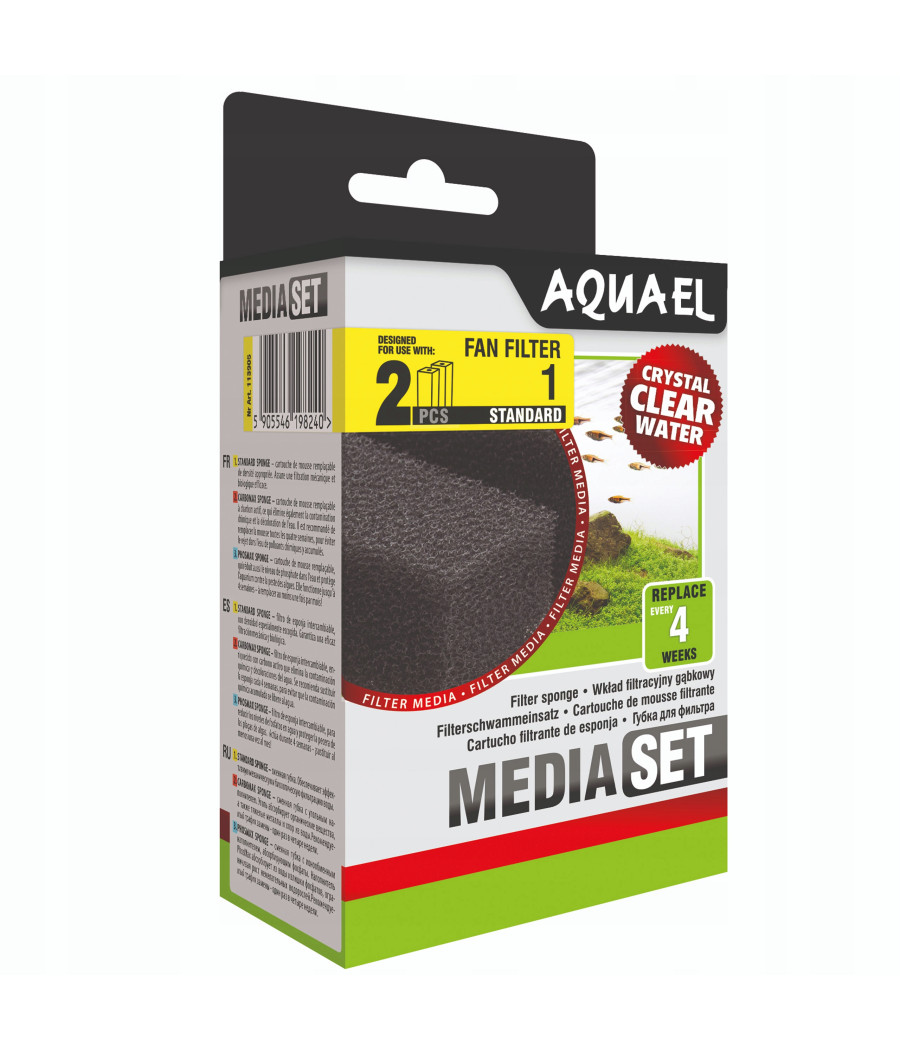 Wkład gąbka Aquael Wkład gąbkowy FAN1 Plus Standard 1 Wkład gąbka Aquael Wkład gąbkowy FAN1 Plus Standard 1