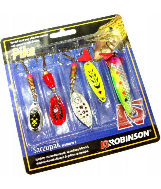 Zestaw błystek obrotowych Robinson Szczupak 2 r. 3 50 g
