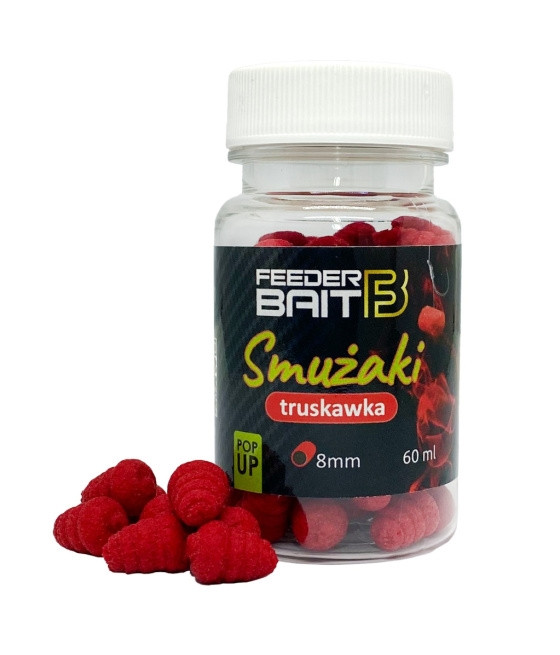 Truskawka Smużaki 8mm Pop Up Feeder Bait FB16-1
