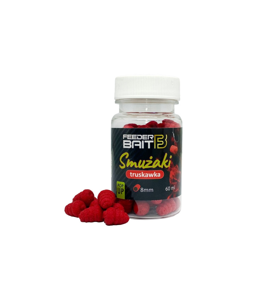 Truskawka Smużaki 8mm Pop Up Feeder Bait FB16-1