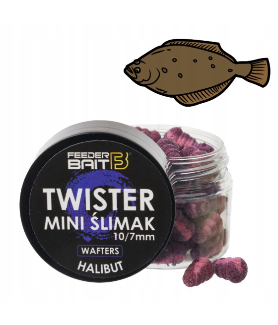 Feeder Bait Mini Ślimak Wafters Halibut