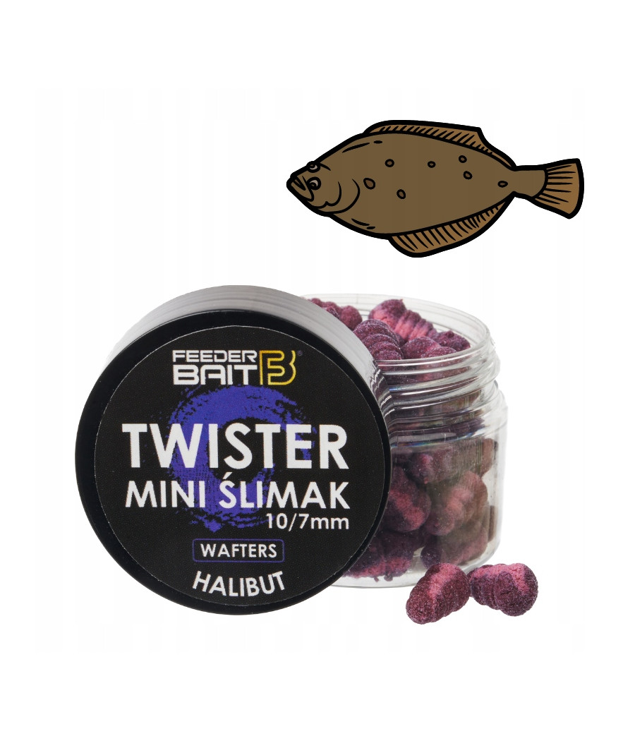 Feeder Bait Mini Ślimak Wafters Halibut
