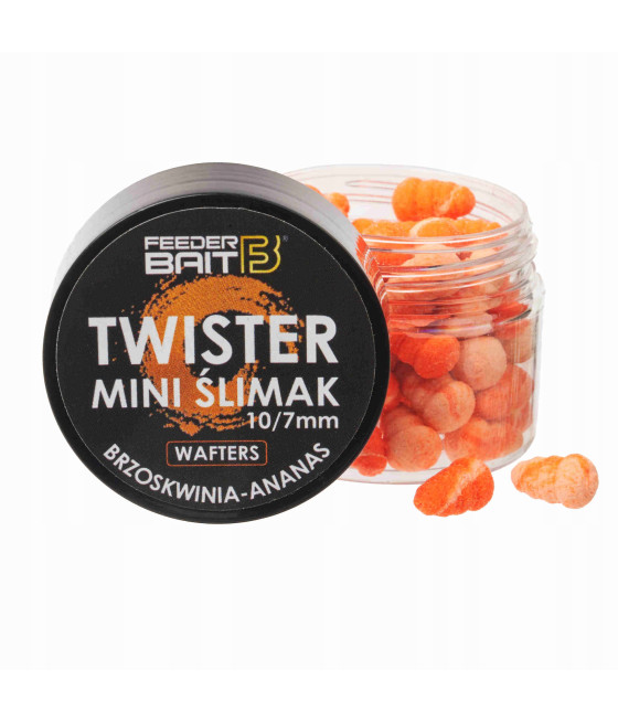 Feeder Bait Twister Mini Ślimak Wafters Brzoskwinia Ananas