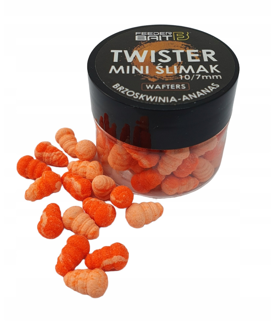Feeder Bait Twister Mini Ślimak Wafters Brzoskwinia Ananas