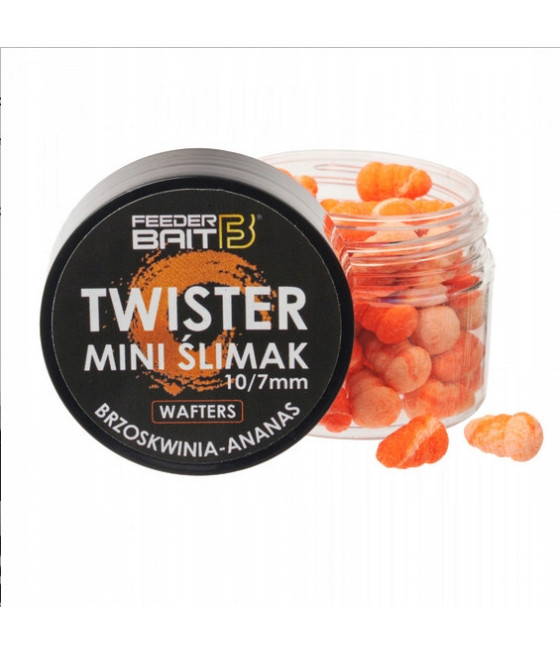 Feeder Bait Twister Mini Ślimak Wafters Brzoskwinia Ananas